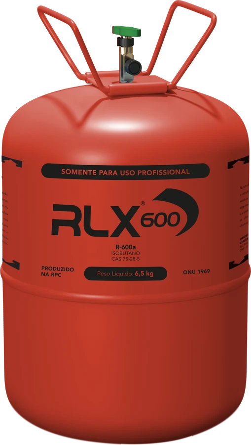 Embalagem do fluido refrigerante RLX 600a