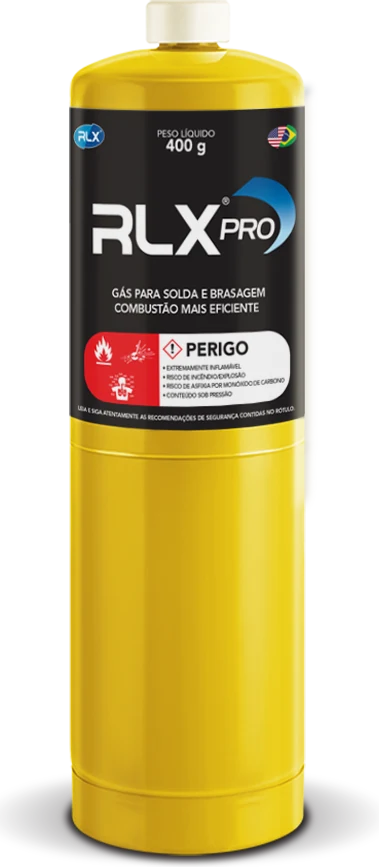 Embalagem do fluido refrigerante RLX PRO (gás MAP)